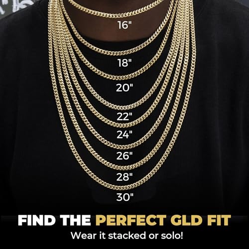 GLD Micro Cuban Link Chain for Men and Women - 2MM, 18”, 18K Gold-Plated Cuban Chain with Premium Travel Pouch - Snatch-Proof, Sweat-Proof, Fade-Resistant - Lifetime Quality, Designed in Miami by GLD - Image 5
