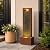 Teamson Home 38.5" Faux Slate Contemporary Outdoor LED Waterfall Fountain with Pebble Base, Red Rock