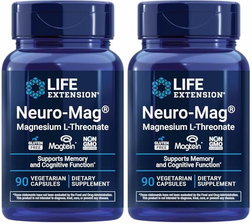 Life Extension Neuro-mag Magnesium L-threonate 90 Count(2 Pack)