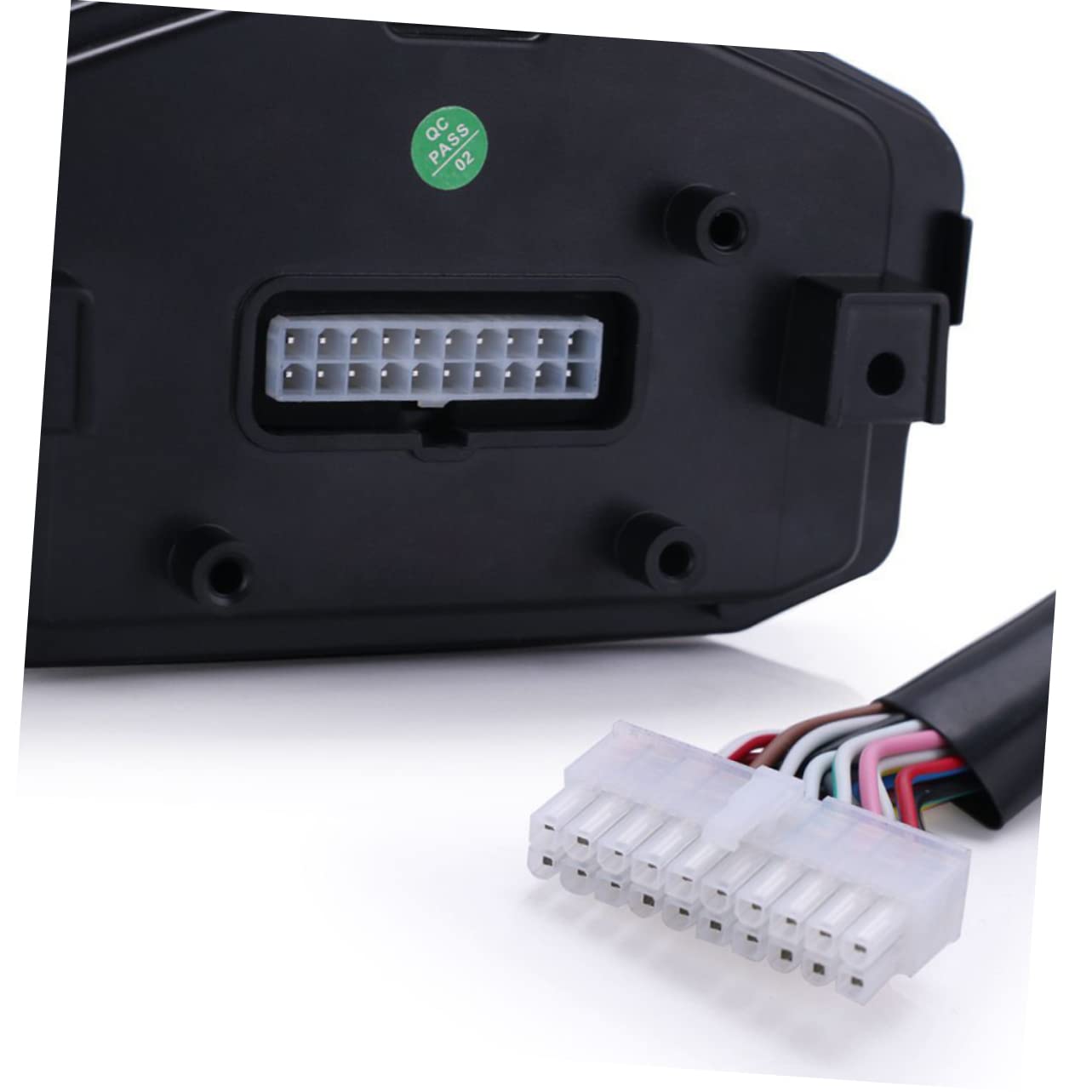 Velocímetro Digital Lcd para Motocicleta Negro de Plástico