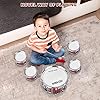 Junior Kids Drum Kit,Toddler Jazz Drum Toy 5 Drums & Cymbal Kit with Stool Mini Band Rock Set - Musical Instrument Toy Gift for 1 2 3 4 Years old Boys Girls #5