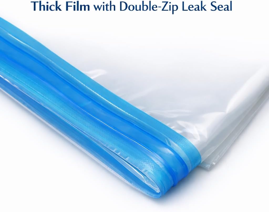 vacuum seal bags for stuffed animals with pump – 39x51 & 31x39 Inch Jumbo & XL Reusable Vacuum Storage Bags, Space Saver Bags for Big Plush Animals in Kids Bedrooms and Moving, 2 Jumbo + 2 XL