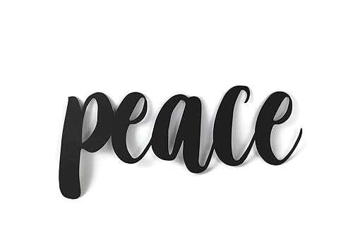 Miniatura 506 de Steel Metal Script Word Art - Various Sizes and Finishes (cheers Small 12.5x6", Raw, Unfinished Steel)