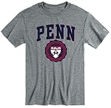 Barnesmith University of Pennsylvania Quakers Short-Sleeve T-Shirt, Heritage, Charcoal Heather, Large