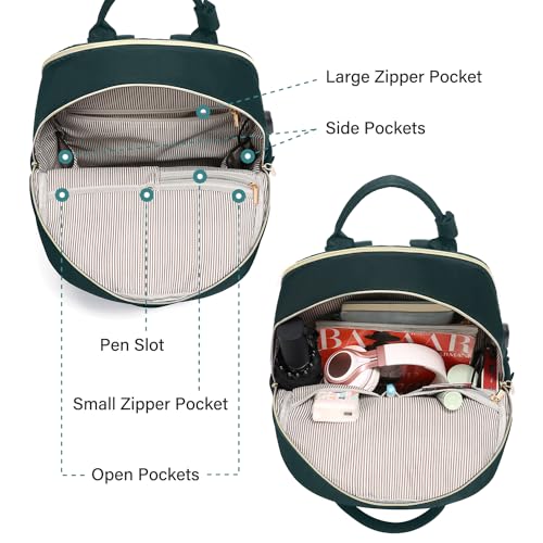 Image of LOVEVOOK Laptop Backpack for Women Girls, 15.6 Inch Waterproof Computer Backpack Student School Cute Bookbag Computer Bag