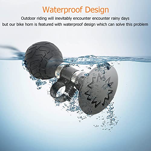 Yuentoen Bike Horn - Bicycle Horn, Classic Metal Bugle Loud Handlebars Mount Rubber Squeeze Loud Speaker Retro Air Clown Horn With A Screw Cycling Accessories For Bicycle Bike Vehicles #TOP4