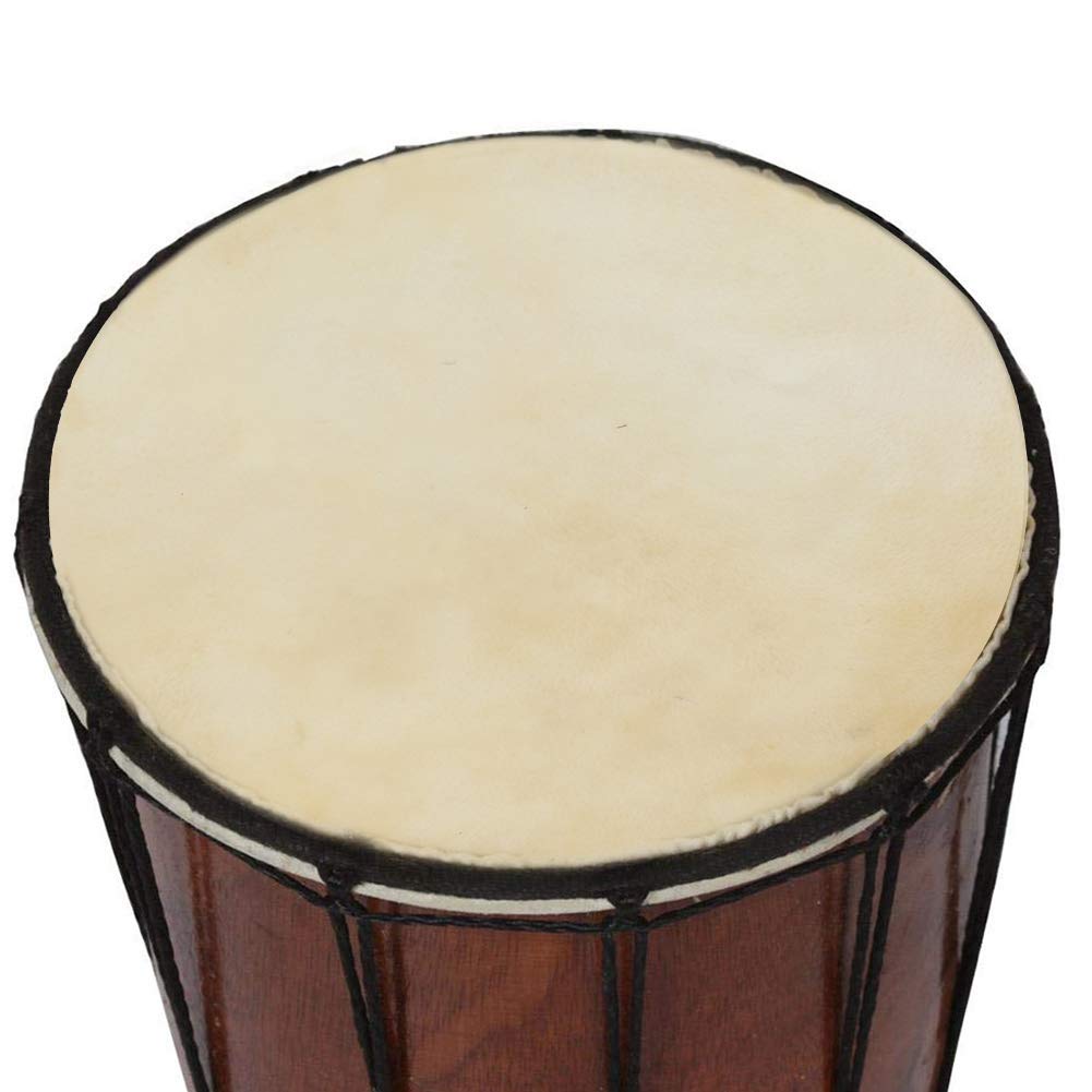 Cabeza de Tambor, Sonido Duradero y Consistente, Tambor Bongo 8.5/9 Pulgadas Cuero Natural 2 Piezas for Músicos Profesionales, Festivales Culturales y Talleres de Percusión Africana