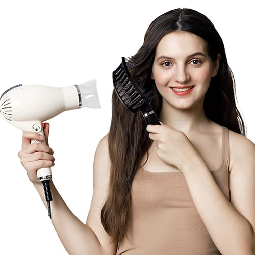 Miniatura 2 de Juego de cepillos de pelo para hombres y mujeres, cepillo de pelo curvado para secado rápido, cepillo de pelo para cabello grueso, rizado, largo,