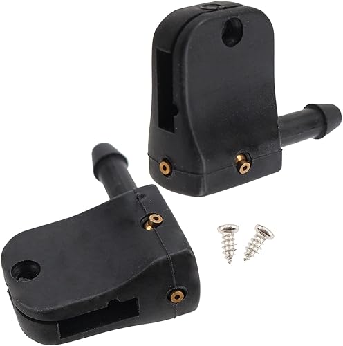 MOTOALL Boquillas para limpiaparabrisas delantero, rociador de chorro, camioneta, maletero universal para brazo de limpiaparabrisas de 0.472in