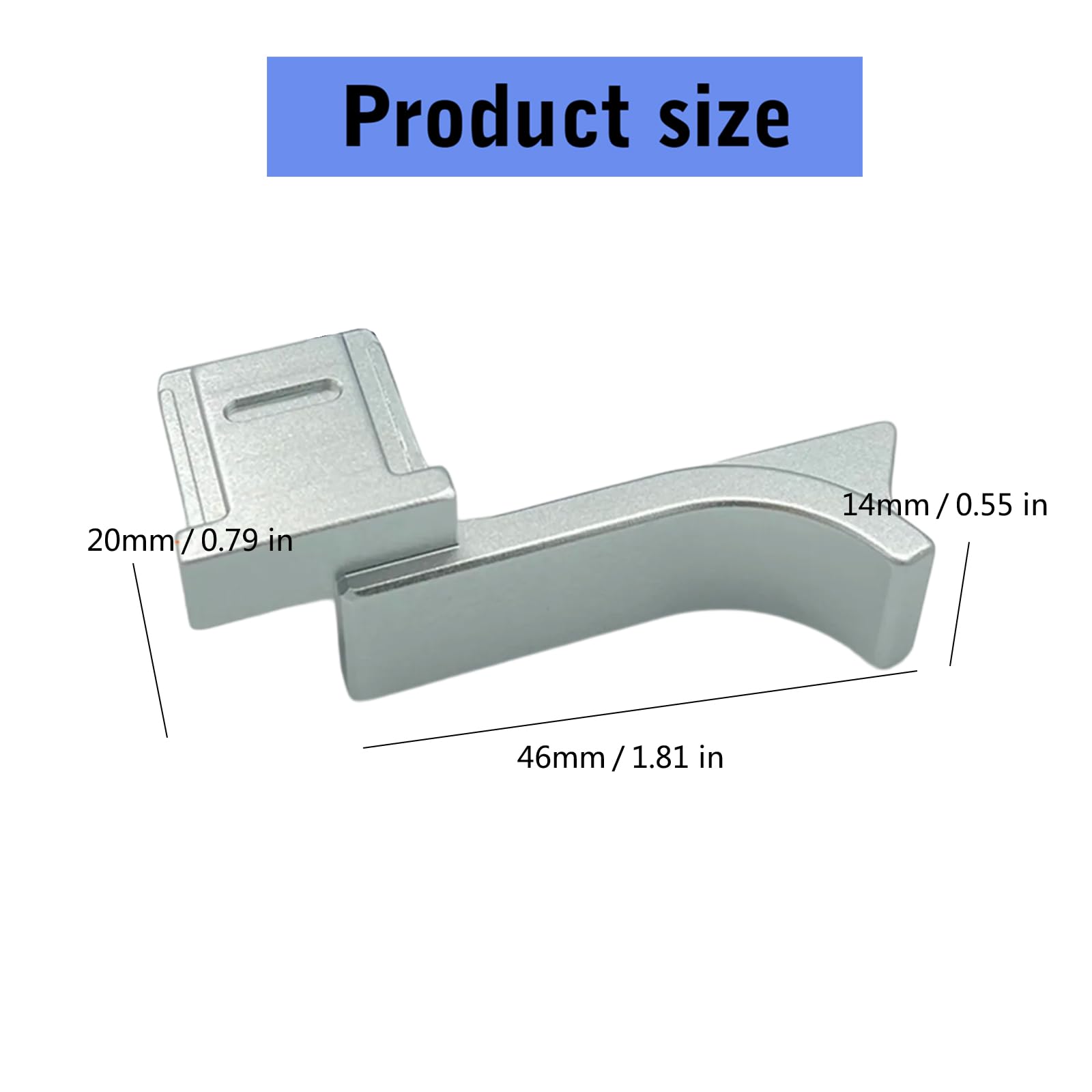 Support de pouce en aluminium pour appareil photo M11