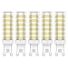 5X G9 LED Bombillas 7W LED Lámpara 76 SMD 2835LEDs Bombilla Lámpara Blanco Frío 6000K Super Brillante 650LM LED Lamps AC220V-240V