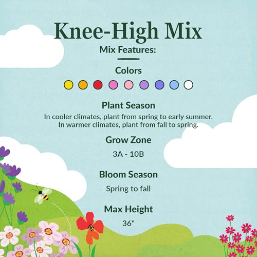 Image of Ferry-Morse Knee-High Bulk Wildflower Seeds, 440,000+, 1 lb