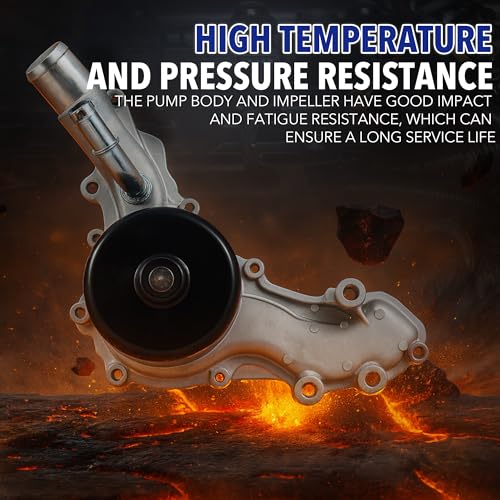 Image of Water Pump AW6169 Compatible for Jeep Grand Cherokee 2011-2015, Compatible for Chrysler 300 2011-2018, Compatible for Ram 1500 2013-2018 [3.6L V6] Engine Only