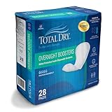Total Dry Ultimate Booster Pads for Women & Men Extra-Absorbent Overnight Diaper Inserts– FSA HSA Approved-for Use Inside Adult Diapers -Enhanced Absorption & Leak Control