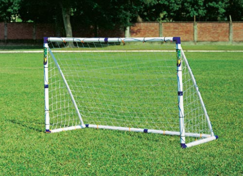 Outdoor Play | Garten Fußballtor für Kinder und Erwachsene aus wetterbeständigem Kunststoff, Fussball Tore in Top Qualität, professionell, robust und wetterfest (153x130cm) Cover