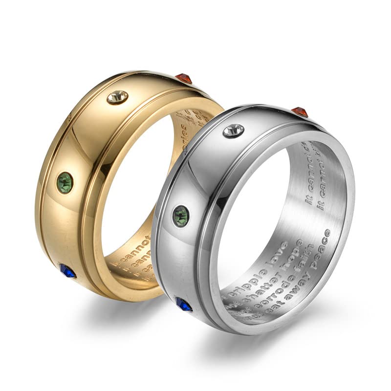Bague Homme Acier Inoxydable : l'éclat durable du zircon vert maxim
