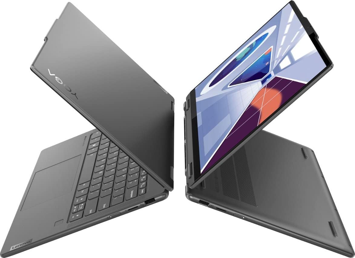 Lenovo Yoga 7i 14" 2.2K Touchscreen Laptop, 2-in-1, Intel Evo Platform, Intel Iris Xe Graphics, Intel Core i5-1335U, 8GB RAM 1TB SSD, Fingerprint, WiFi 6E, Backlit KB, Win11, Storm Grey, W/GaLiMu