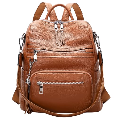ALTOSY Echt Leder Rucksack Damen Elegant...