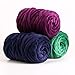 Chunky Yarn Hand Knitting 1kg Yarn Filled with Core Cotton Coarse Velour Wool Hand Woven Pet Blanket Air ConditioningBlanket(6)