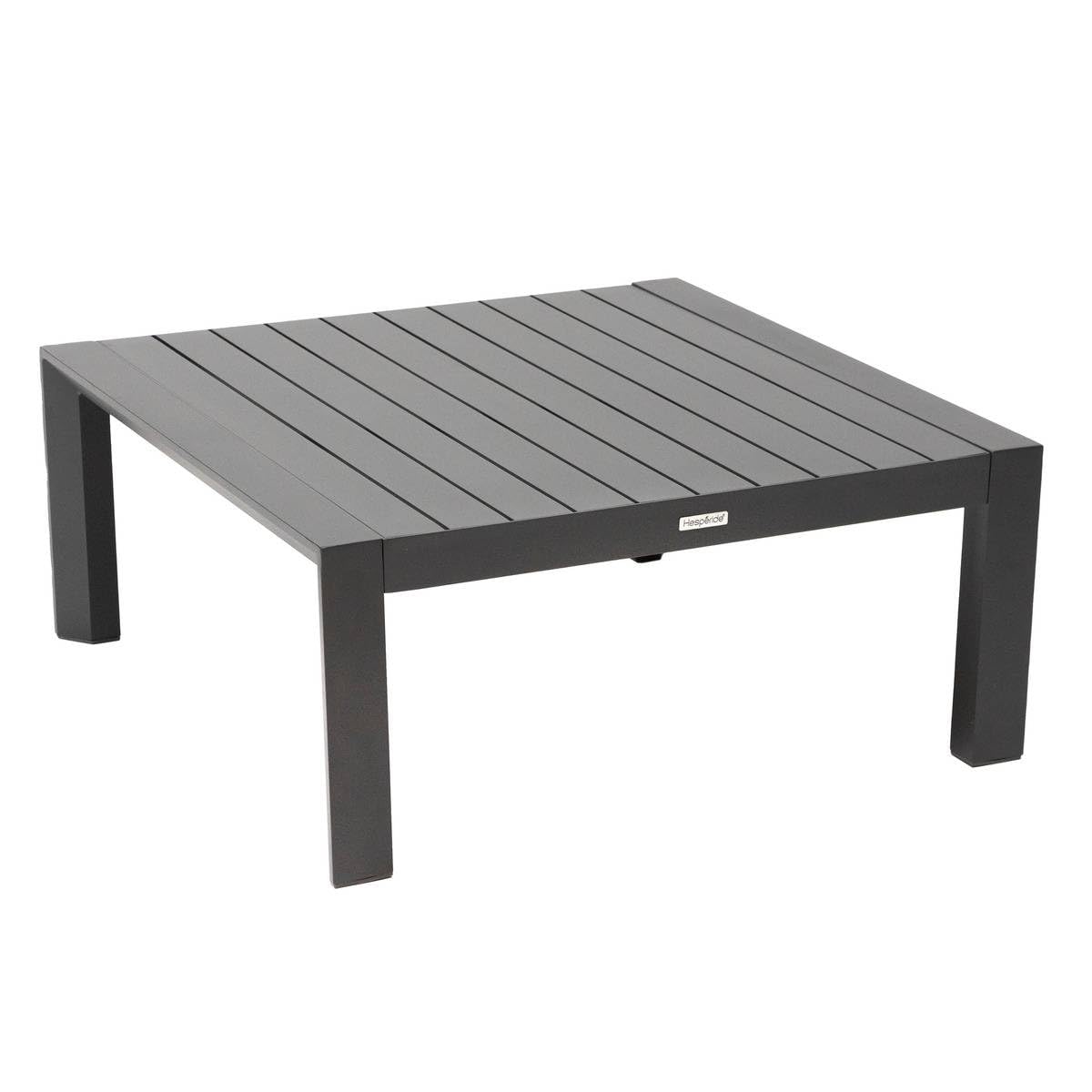 Table Basse De Jardin Carrée Hespéride - Blanc - 96,5x37x97cm - Aluminium - Poids 13kg