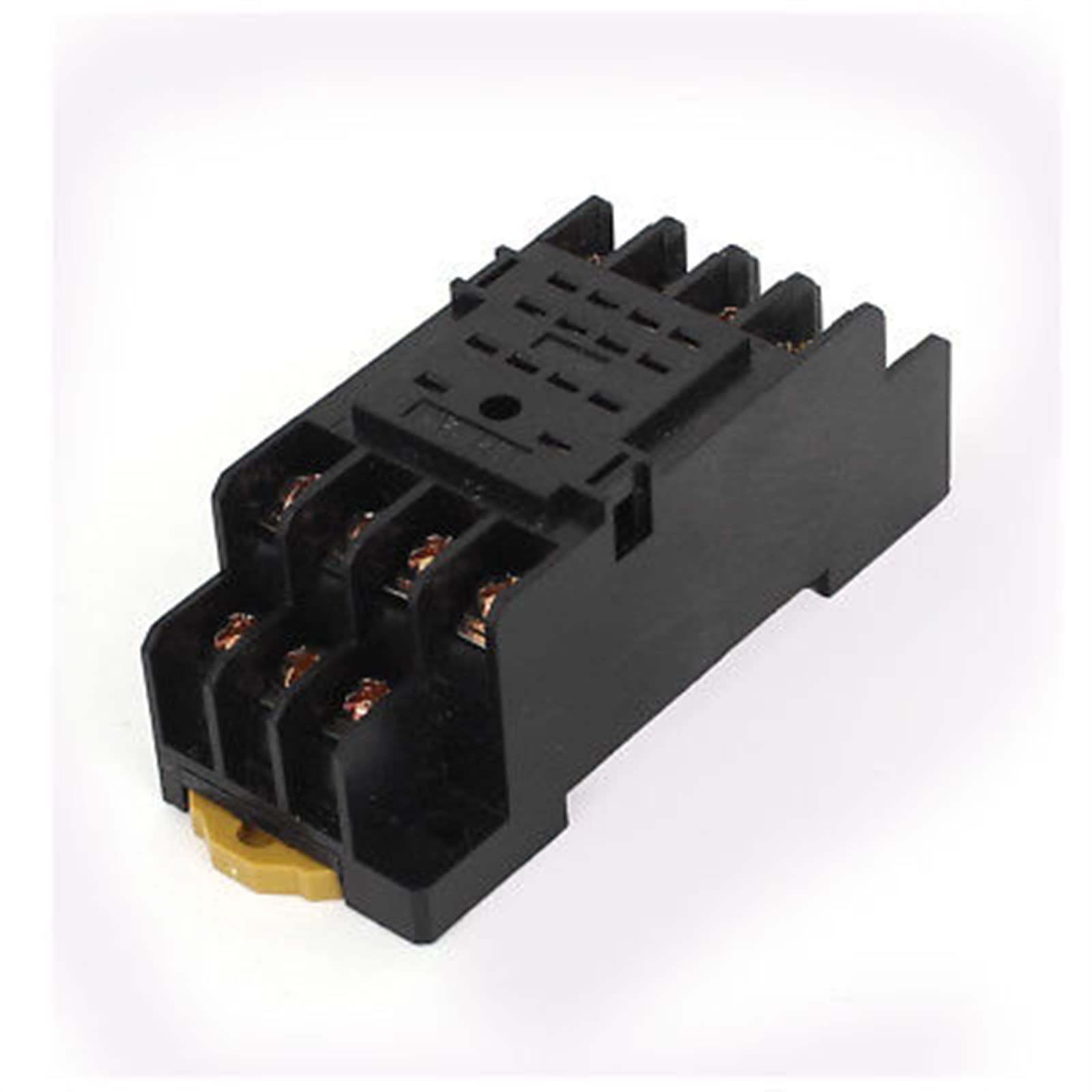 PYF14A 14Pin 35mm Soporte de Base de zócalo de relé de Potencia montado en riel DIN for HH54P 5pcs