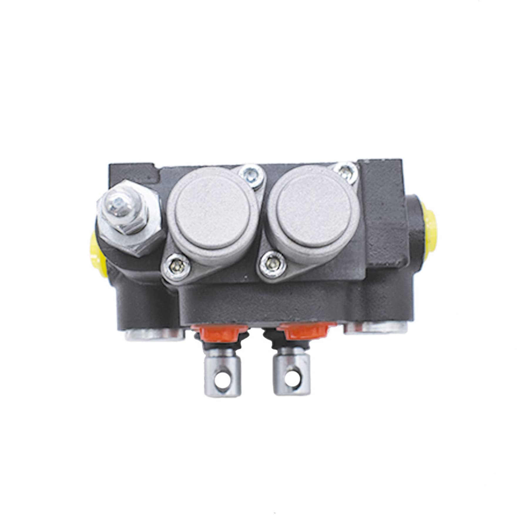 Monoblock-Hydraulik-Wegeventil, 2 Spulen, 13 gpm, hydraulisches Laderventil, SAE-Anschlüsse, 3600 psi, doppeltwirkendes Ventil für kleine Traktoren, Traktoren, Lader, Holzspalter