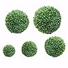 Eeauytr Kunstmatige groene planten bal,Kunstmatige Topiary Balls,Topiary Ball Leaf Effect Bal Groene Plastic Plant Ball…