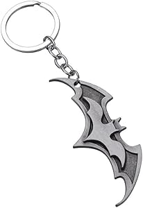 OK-Store Bat Symbol Key Chain Zinc Alloy Keychain Bat Shape Metal Key ...