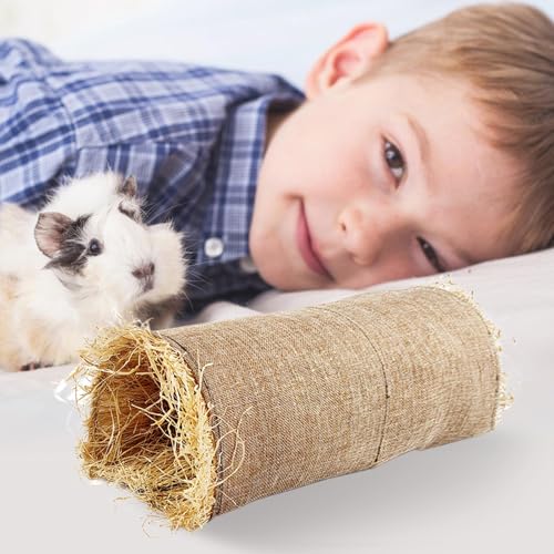 Casa Do Coelhinho - Cama De Repouso Para Pets | Ninho Tecido Natural Para Pequenos Animais De Estima