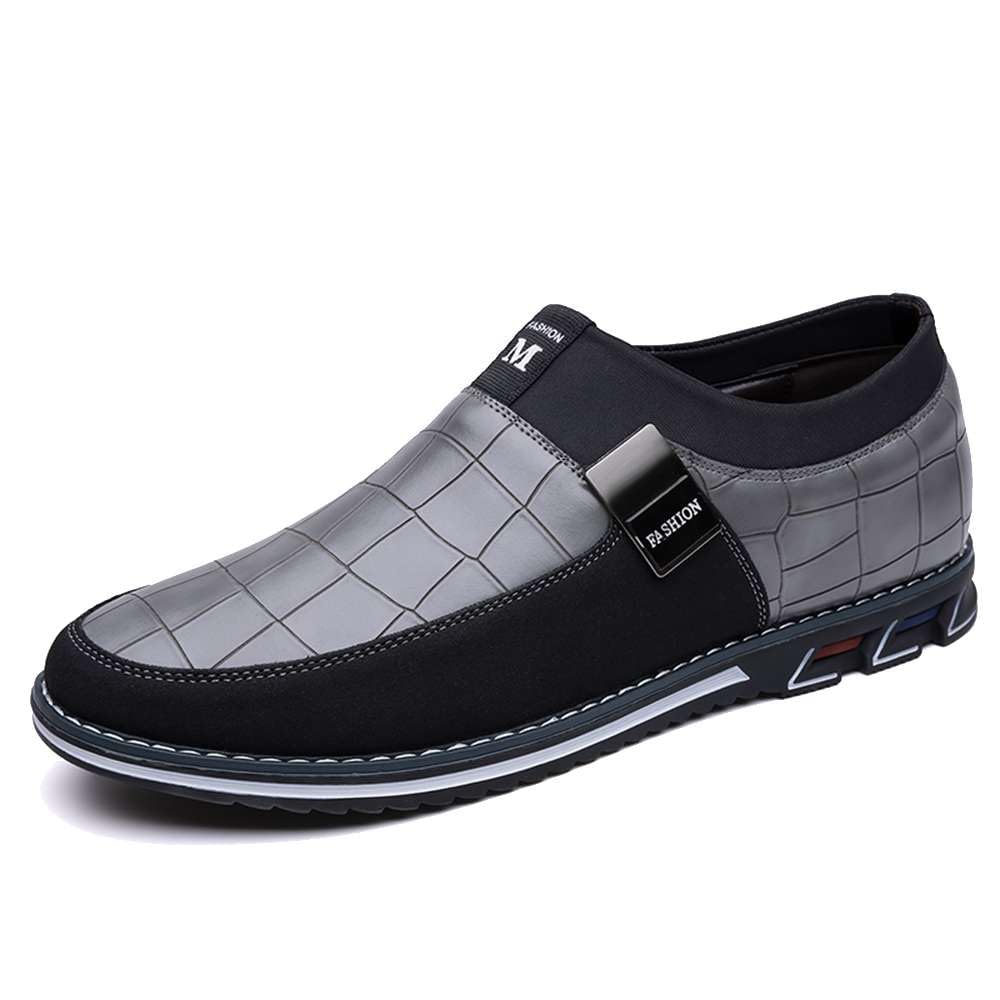 Mens Casual Dress Oxford Shoes Business Office Loafers Leather Fashion Dress Sneakers Comfort Walking Driving Shoes