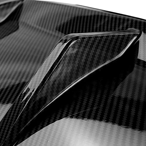 Diffuseur arrière Audi A3 Berline 2017-2019 look carbone avec 4 sorties d'échappement
