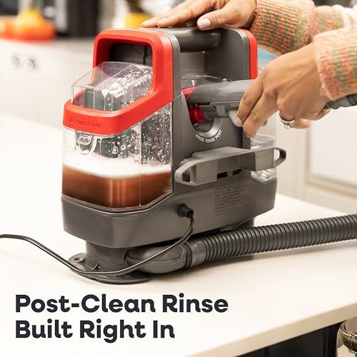Image of Hoover Spotless Mini Portable Spot Cleaner FH12300, Carpet and Upholstery Cleaner for Stairs, Furniture, Pet Messes and Cars, Compact Design, Easy Fill Tank, Self-Cleaning Hose, Lightweight