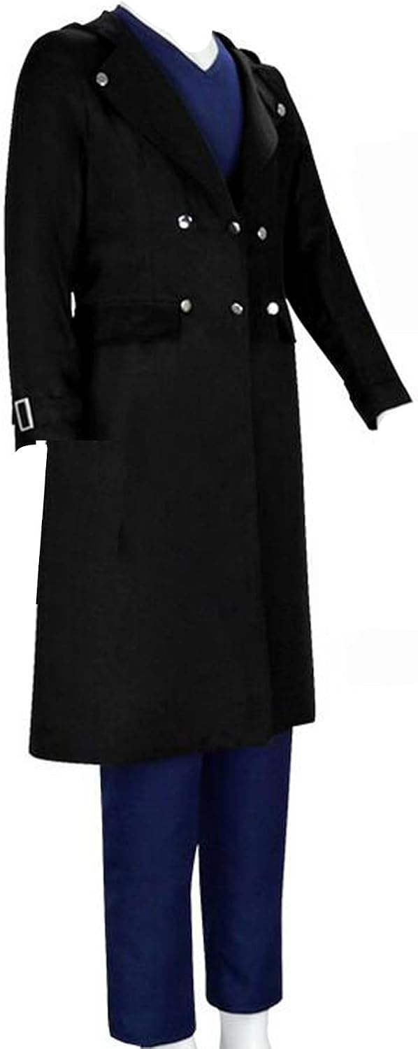 Poetic Walk Anime Mens Suit Cosplay Costume Trench Cloak Tshirt Pants Set Uniform Halloween