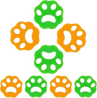 Yaclonq 8 Pack Rimozione Peli Di Animali Domestici Per Bucato, Rimozione Peli Per Lavatrice Rimozione Lanugine Per Lavatrice Riutilizzabile, Rimozione Peli Per Rondella Di Animali Domestici Per Bucato