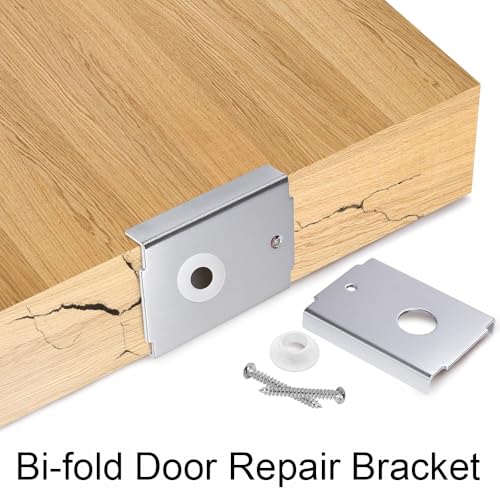 Kit para Puerta Bi-folio 4 Piezas N7192 Soporte de Reparación para Puertas Plegables y Granero miniatura 3