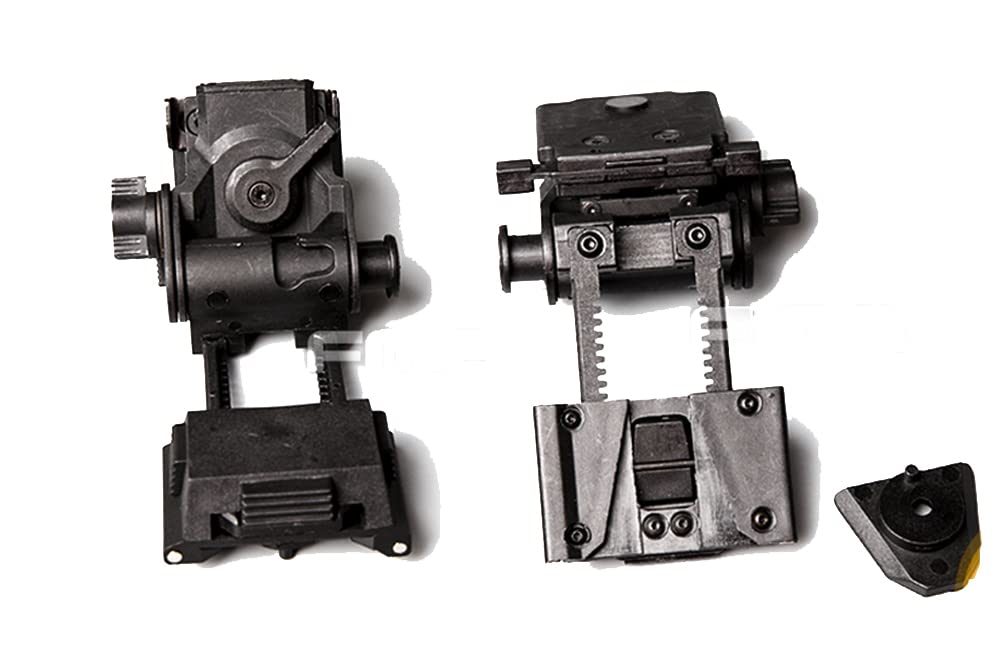 FMA Airsoft Paintball L4G24 Nero Plastica Casco NVG Mount per PVS15 PVS18 GPNVG18 Occhiali Visione Notturna