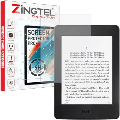 Image of Matte Screen Guard Compatible With 6 Inch Tablet Kindle Paperwhite 7th Gen 2015 / 6th Gen 2013 / 5th Gen 2012 Tab (6 inch InchTab) Anti Glare Matte Not a Tempered Glass Screen Protector