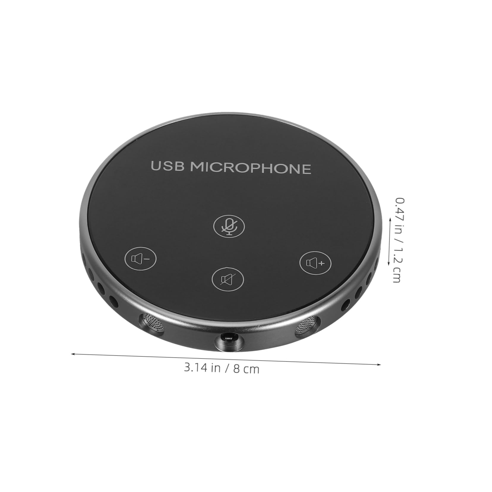 Angoily USB Microphone for Laptop Directional Audio Pickup Lightweight Portable Design for Streaming Meetings Gaming and Recording Versatile Desktop Microphone for Sound