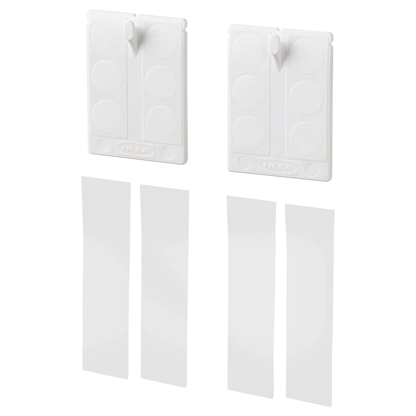 I K E A White Alfta Adhesive Hook For Frame, 2 Pack