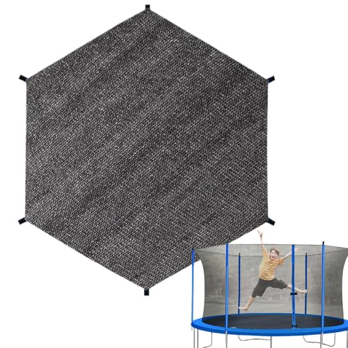 Parasol para cama elástica, red de sombrilla, toldo de cama elástica, toldo de red de aislamiento, adecuado para trampolín de 6 pies, 8 pies, 10 pies, 12 pies, 14 pies, 6 postes, 8 postes para
