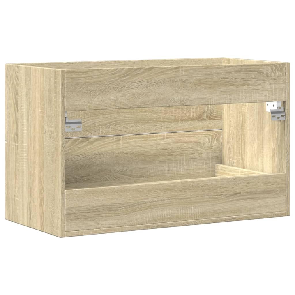 ShGaxin Antyczna drewniana szafka z płyty wiórowej 80x38,5x48 cm, szafka łazienkowa, szafka pod umywalkę, meble łazienkowe, meble umywalkowe - 856227