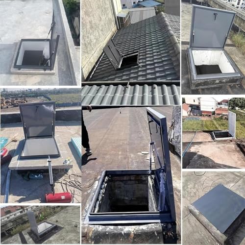 Placa de cubierta duradera con asa para reformas seguras en techos 7