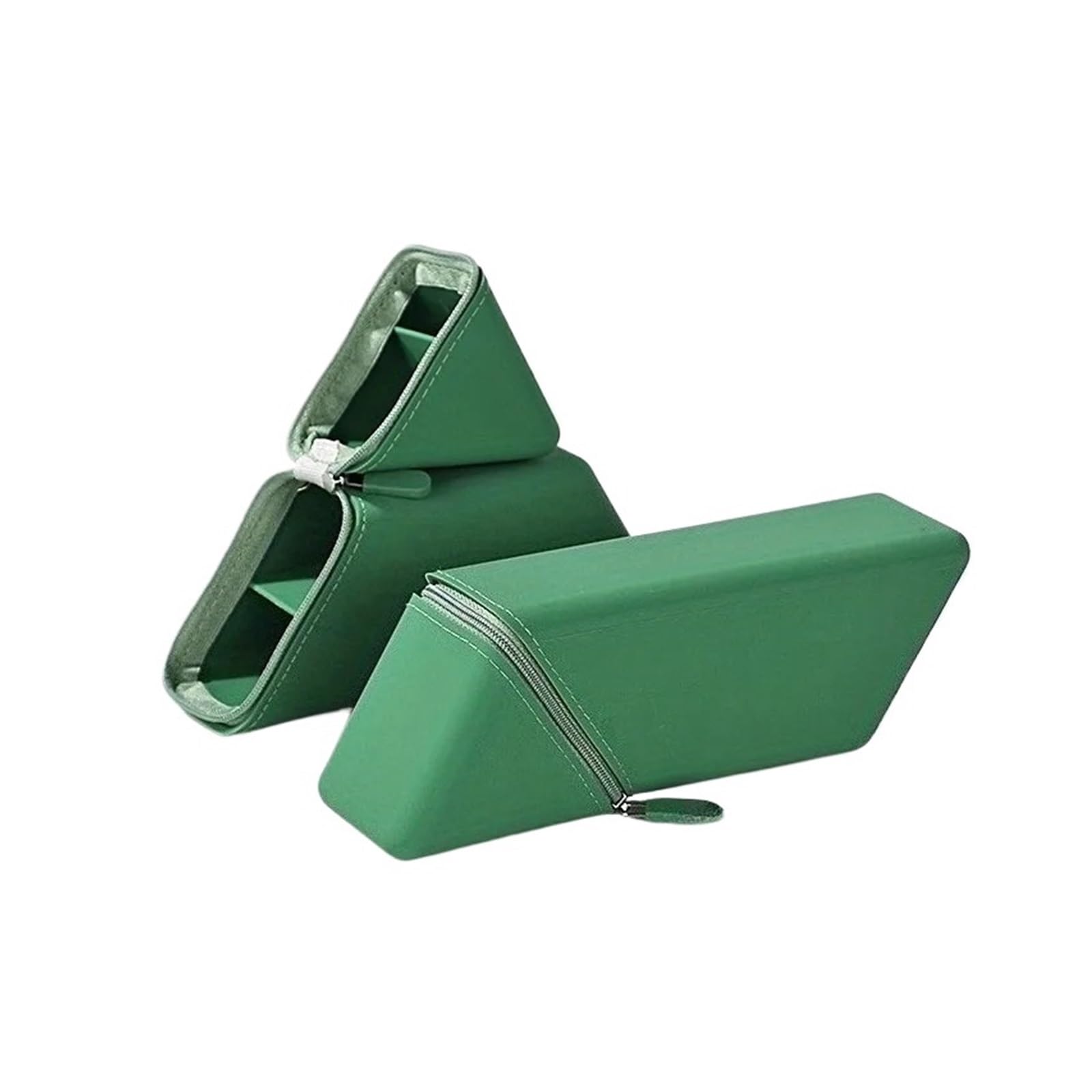XUCZHAI Foldable Silicone Pen Holder-Large Capacity Expandable Pencil Cup For Desk, Study & Office, Portable For Students/Teachers(Green)