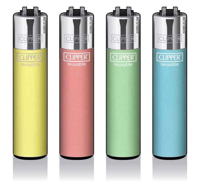 Clipper® Lighters Set of 4 (Metallic Pastel)