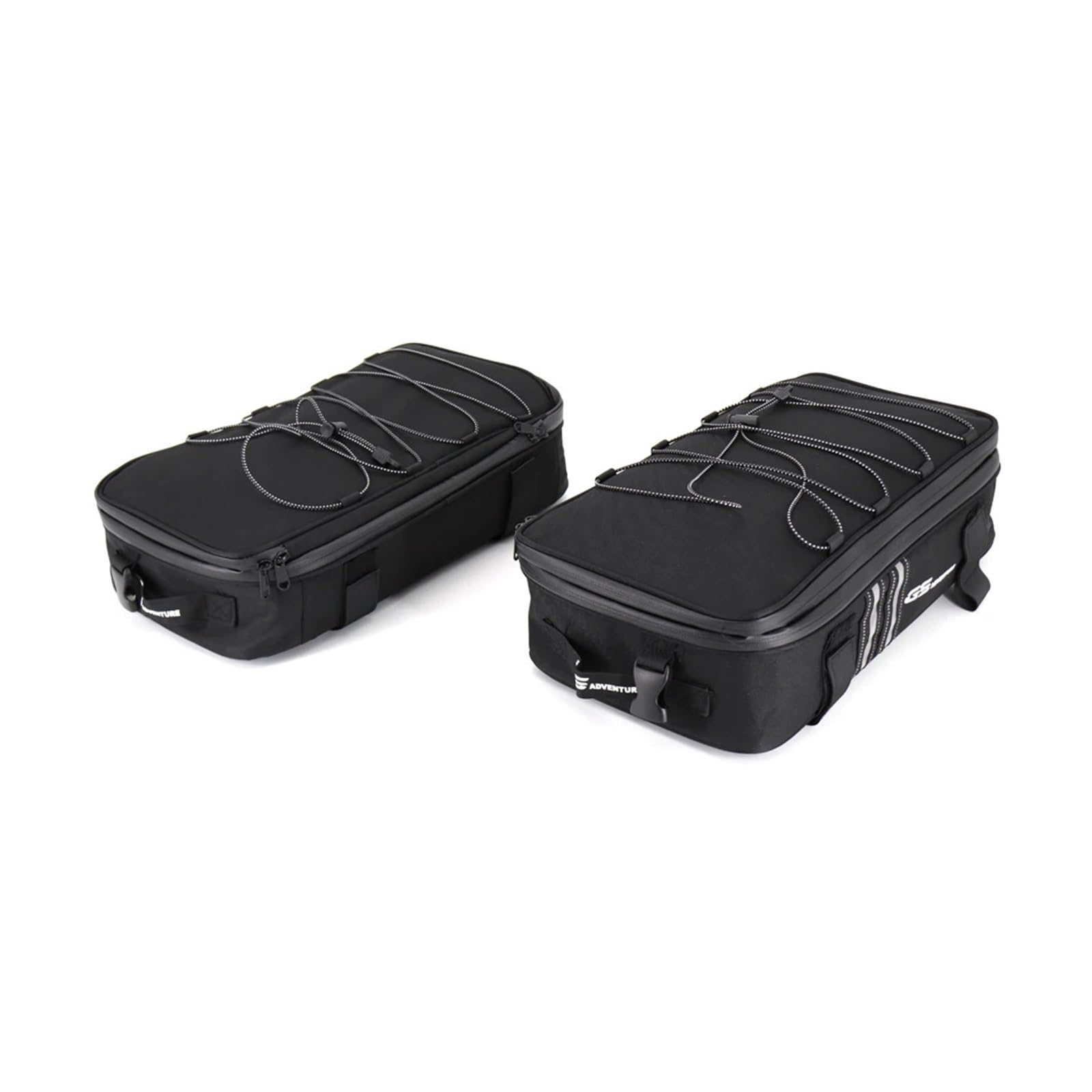 Bagaż 3 szt. Zestaw toreb na bagaż motocyklowy, dodatkowe torby, pasują do BMW GS 1200 LC Adventure 2013-2017 R1250GS R1200GS Adventure Top Pack Fashion (2 torby boczne)