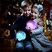 BRIGHTWORLD Moon Lamp Kids Night Light Galaxy Lamp 5.9 inch 16 Colors LED 3D Star Moon Light with Wood Stand, Remote & Touch Control USB Rechargeable Gift for Baby Girls Boys Birthday