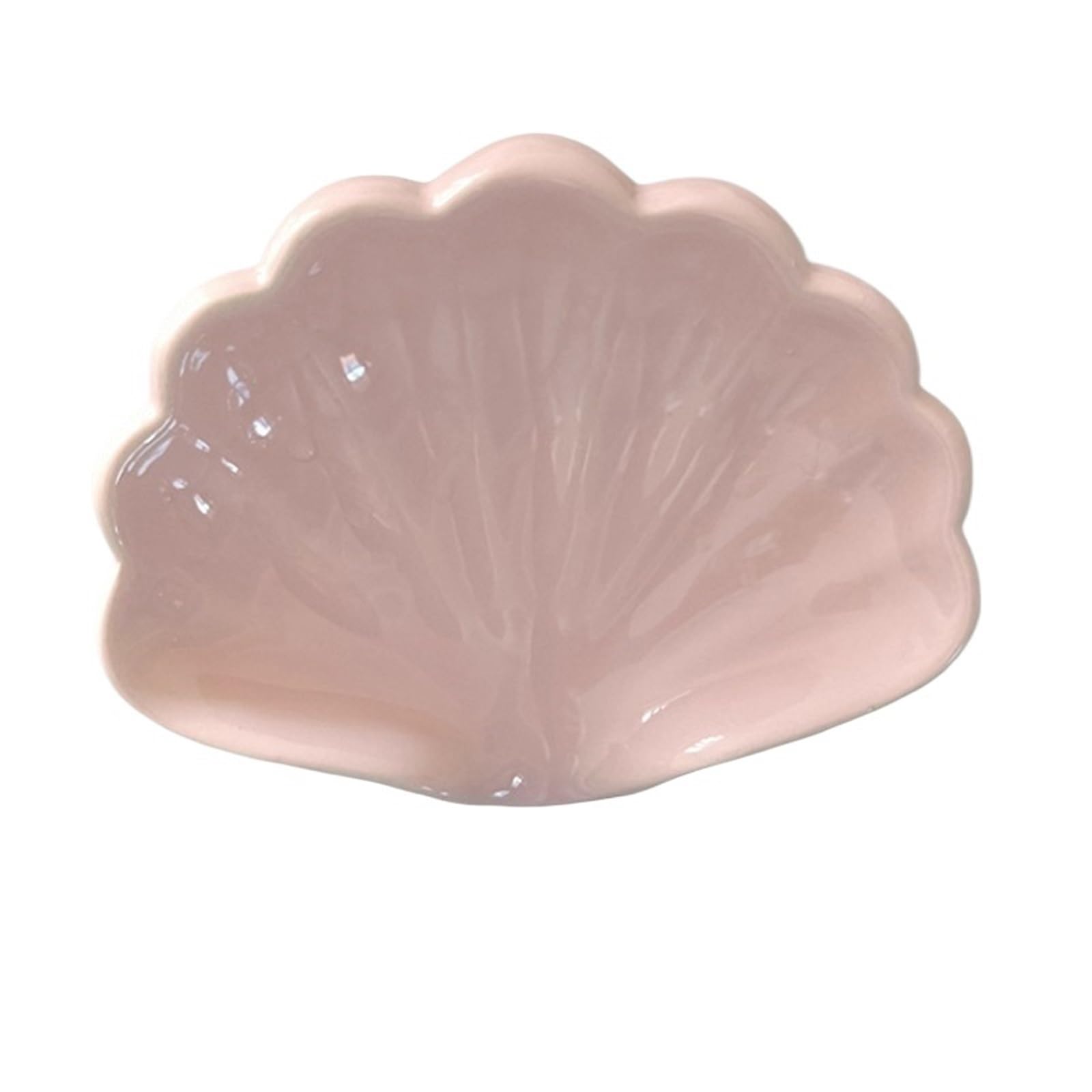 Jfnklfg Pink Ceramic Soap Dish Ceramic Drain Soap Dish Holder