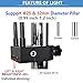 Microscope Light Source Dual Gooseneck Spotlight 3W 6500K for Lab, Industrial, Biological Stero Microscope Illuminator for Electronic PCB Watch Repair (Spotlight-B)