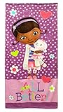 Disney Doc Mcstuffins Purple Dot Beach Towel