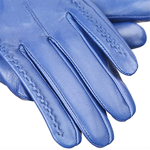 Guantes de Cuero cálidos de Invierno para Mujer